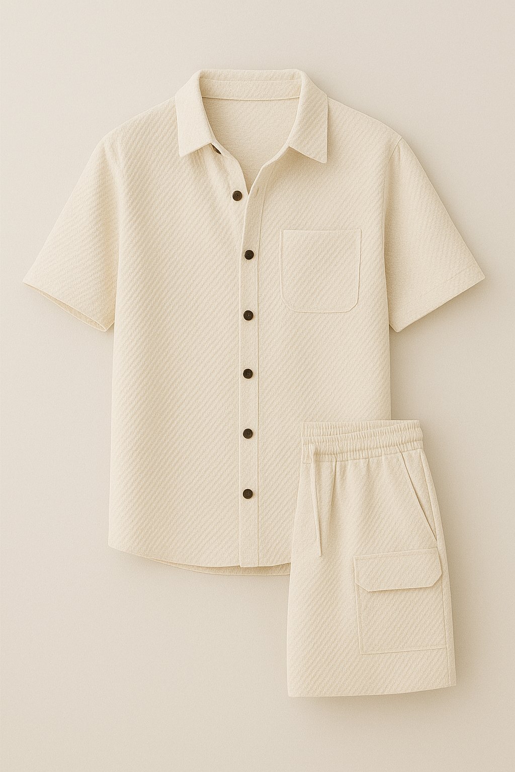 Bélvoir Hong Kong Summer Set — Slim Shirt & Minimalisti Shorts