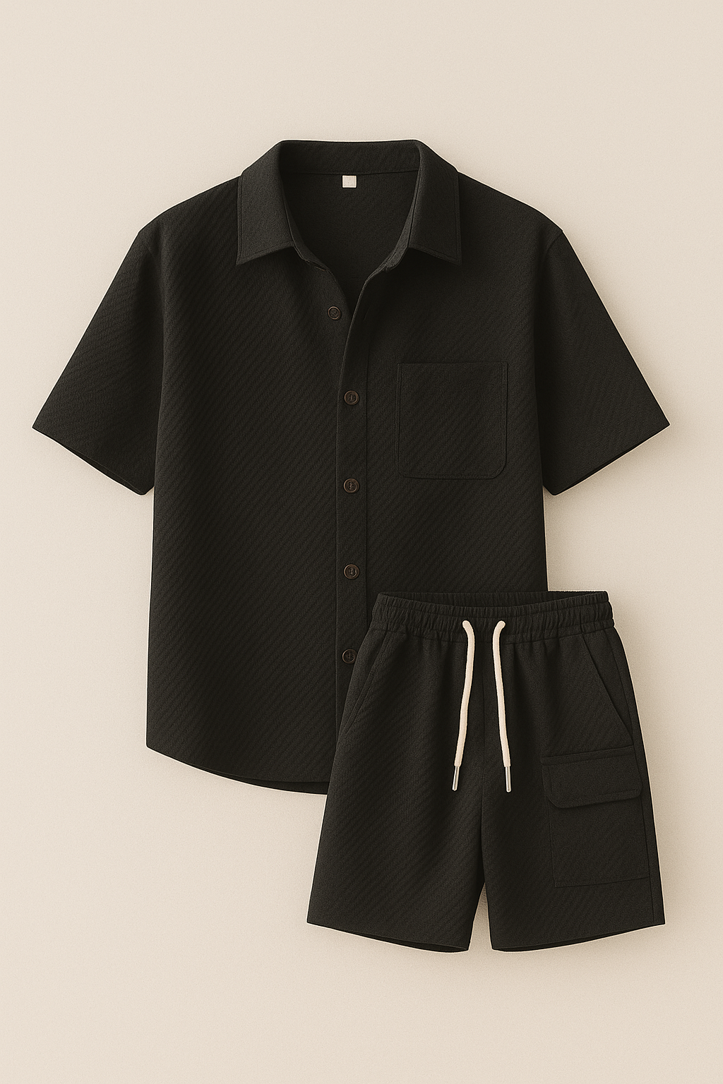 Bélvoir Hong Kong Summer Set — Slim Shirt & Minimalisti Shorts