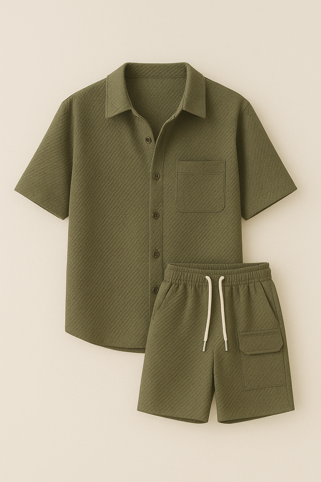 Bélvoir Hong Kong Summer Set — Slim Shirt & Minimalisti Shorts