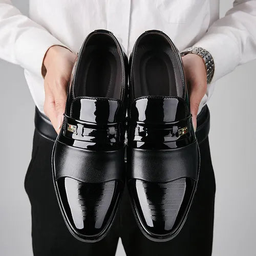 Bélvoir™ Luxury Leather Oxfords – Formal Elegance for Men