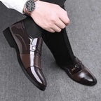 Bélvoir™ Luxury Leather Oxfords – Formal Elegance for Men