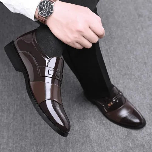 Bélvoir™ Luxury Leather Oxfords – Formal Elegance for Men