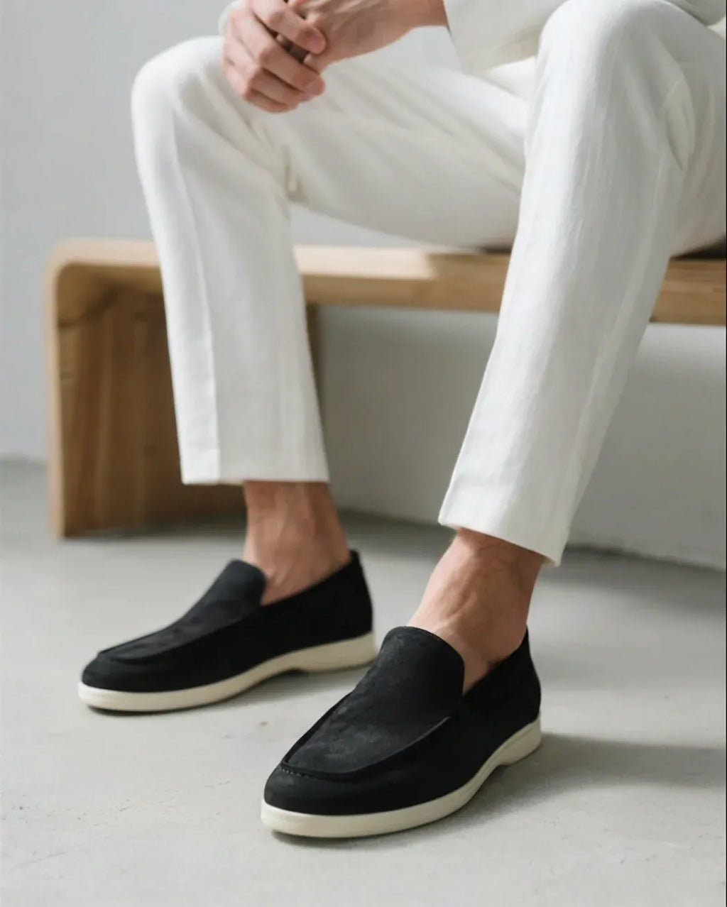 Bélvoir™ Suede Loafers – Luxury Comfort in Every Step”
