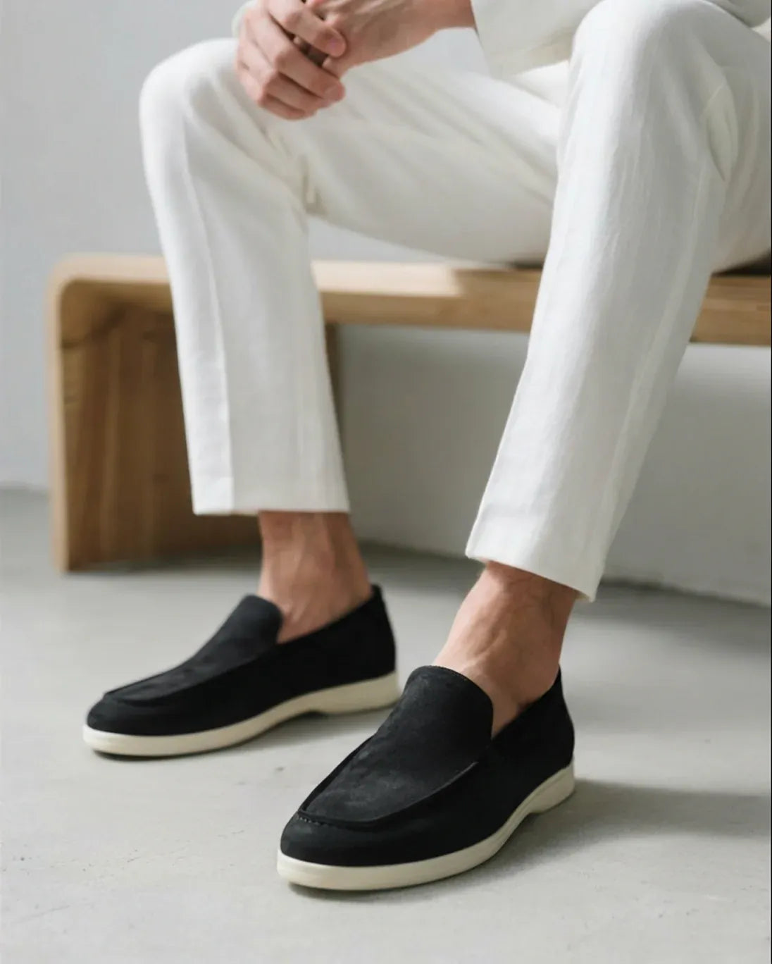 Bélvoir™ Suede Loafers – Luxury Comfort in Every Step”