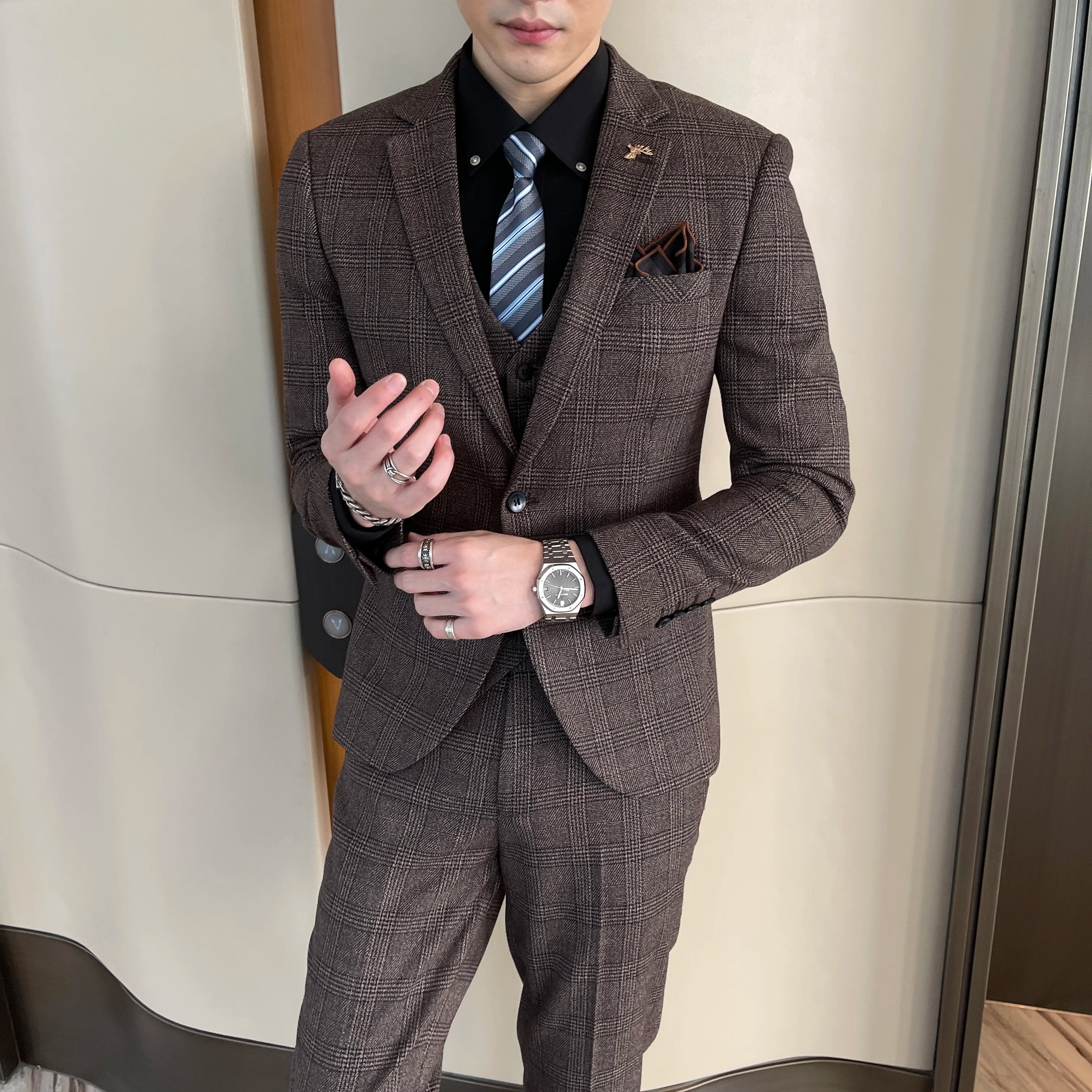 Bélvoir Prestige — Tailored Men’s 3-Piece Luxury Set