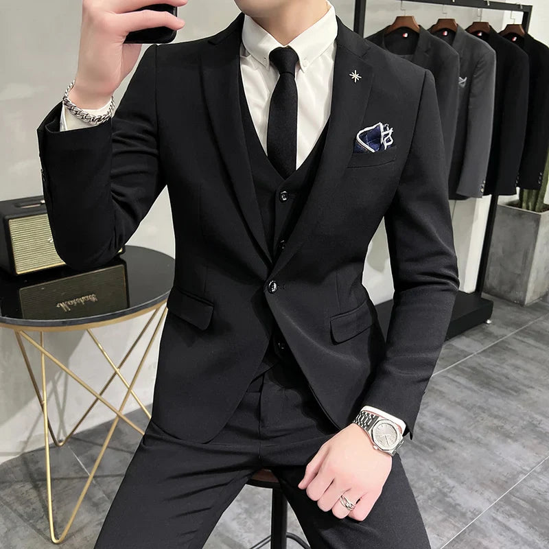 Bélvoir Signature 3-Piece Slim Fit Suit