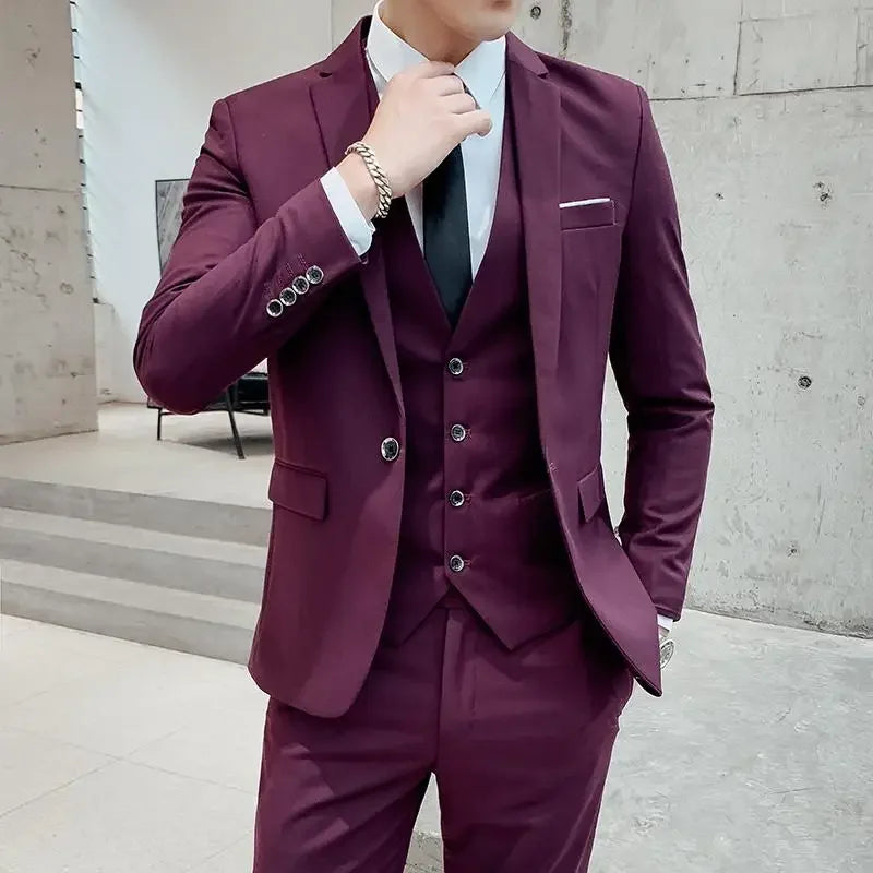 Bélvoir Signature 3-Piece Slim Fit Suit