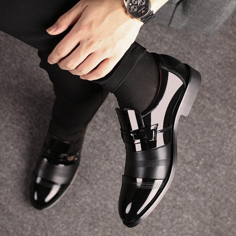 Bélvoir™ Luxury Leather Oxfords – Formal Elegance for Men